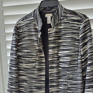Chico's Polyester/Rayon/Spandex Knit Jacket